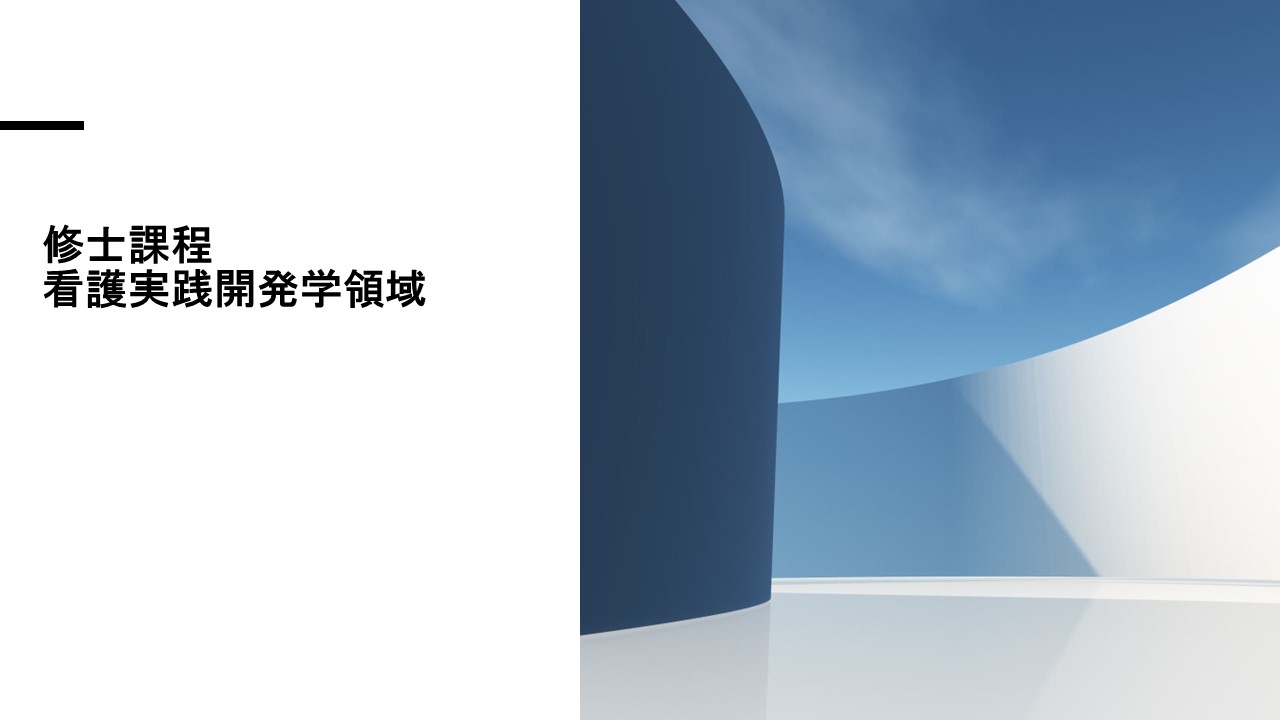 （修士）看護実践開発学領域